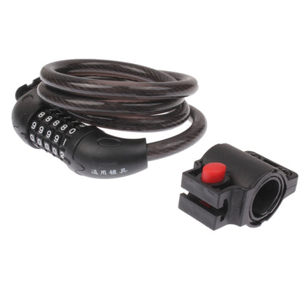 5 Digits Bicycle Motorcycle Steel Wire Lock Strip