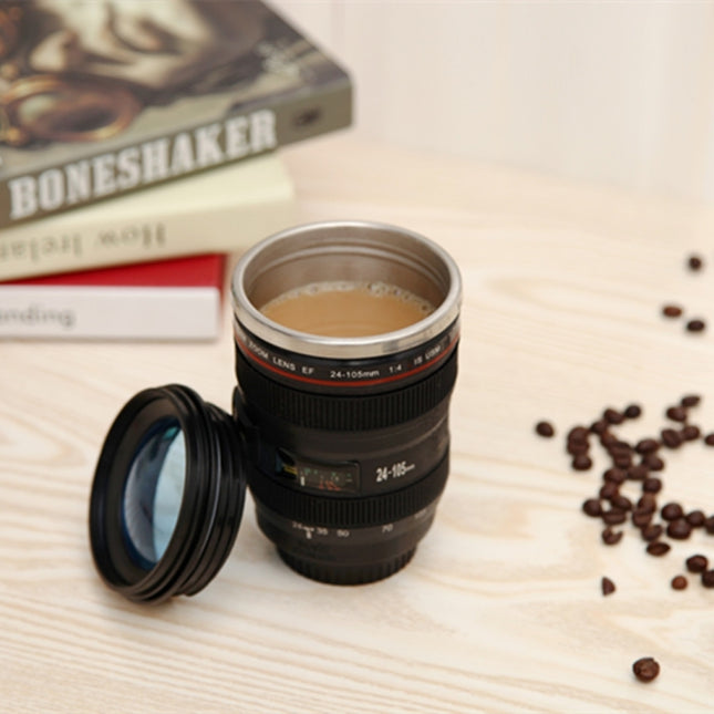 400ML Camera Lens Cup Mug Caniam EF 24-105mm F4 Filter Cup for Coffee Milk Water as Gift, 400ML, Camera Lens Cup - DealBuddy