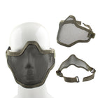 Half Face Net Mesh Style Protection Mask with Elastic Strap
