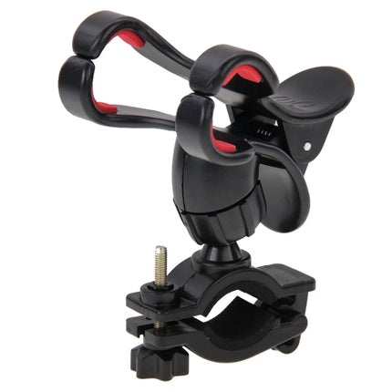360 Degree Rotation Universal Mobile Phone Bicycle Clip Holder Cradle Stand, Clip Support Phone Width: up to 10cm
