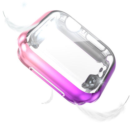 For Apple Watch Series 4/5/6 & Watch SE 1/2/3 44mm Gradient All-inclusive TPU Protective Case