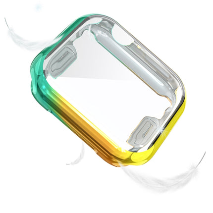 For Apple Watch Series 4/5/6 & Watch SE 1/2/3 44mm Gradient All-inclusive TPU Protective Case