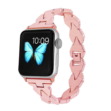 Apple Watch Series 5 & 4 44mm / 3 & 2 & 1 42mm Diamond Stainless Steel Band, For Apple Watch Series 5 & 4 44mm - DealBuddy