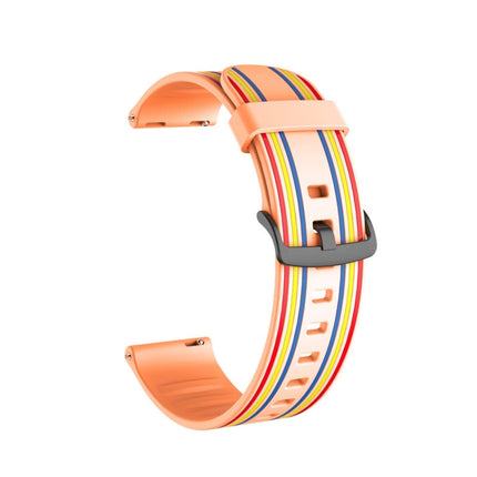 20mm For Huami Amazfit GTS / Samsung Galaxy Watch Active 2 / Huawei Watch GT2 42MM Striped Silicone Strap - DealBuddy