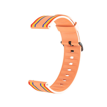 20mm For Huami Amazfit GTS / Samsung Galaxy Watch Active 2 / Huawei Watch GT2 42MM Striped Silicone Strap - DealBuddy