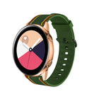 20mm For Huami Amazfit GTS / Samsung Galaxy Watch Active 2 / Huawei Watch GT2 42MM Striped Silicone Strap - DealBuddy