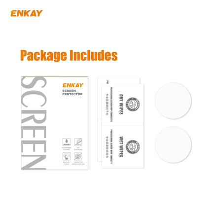 2 PCS ENKAY Hat-Prince 0.2mm 9H 2.15D Curved Edge Tempered Glass Screen Protector Watch Film - DealBuddy