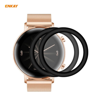 2 PCS ENKAY Hat-Prince 3D Full Screen Soft PC Edge + PMMA HD Screen Protector Film, For Huawei Watch GT 2 42mm, For Samsung Galaxy Active 2 40mm, For Samsung Galaxy Active 2 44mm, For Xiaomi Mi Band 4, For Fitbit Versa 2 - DealBuddy