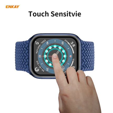 ENKAY Hat-Prince 0.2mm 9H Surface Hardness 3D Explosion-proof Aluminum Alloy Edge Full Screen Tempered Glass Screen Film