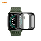 5 PCS For Apple Watch Series 6/5/4/SE 40mm ENKAY Hat-Prince 3D Full Screen PET Curved Hot Bending HD Screen Protector Film