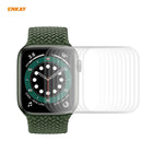 10 PCS For Apple Watch Series 6/5/4/SE 44mm ENKAY Hat-Prince 3D Full Screen PET Curved Hot Bending HD Screen Protector Film