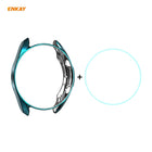 For Samsung Galaxy Watch 3 41mm 2 in 1 ENKAY Hat-Prince Electroplate Soft TPU Case + 0.2mm 9H 2.15D Curved Edge Tempered Glass Film - DealBuddy