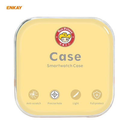 2 in 1 ENKAY Hat-Prince Transparent Soft TPU Case + 0.2mm 9H 2.15D Curved Edge Tempered Glass Film, For Samsung Galaxy Watch 3 45mm - DealBuddy