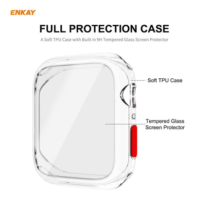 ENKAY Hat-prince Full Coverage TPU Case + Tempered Glass Protector for Apple Watch Series 6 / 5 / 4 / SE 40mm, For Apple Watch Series 6 / 5 / 4 / SE 40mm - DealBuddy