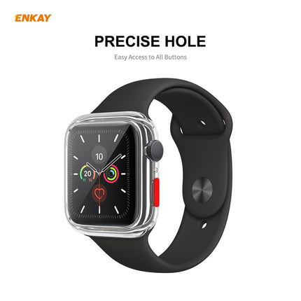 ENKAY Hat-prince Full Coverage TPU Case + Tempered Glass Protector for Apple Watch Series 6 / 5 / 4 / SE 40mm, For Apple Watch Series 6 / 5 / 4 / SE 40mm - DealBuddy