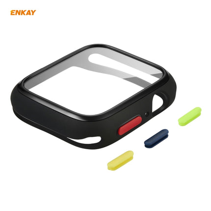 ENKAY Hat-prince Full Coverage TPU Case + Tempered Glass Protector for Apple Watch Series 6 / 5 / 4 / SE 40mm, For Apple Watch Series 6 / 5 / 4 / SE 40mm - DealBuddy