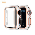 ENKAY Hat-Prince Full Coverage Electroplated PC Case + Tempered Glass Protector for Apple Watch Series 6 / 5 / 4 / SE 44mm, For Apple Watch Series 6 / 5 / 4 / SE 44mm - DealBuddy