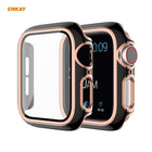 ENKAY Hat-Prince Full Coverage Electroplated PC Case + Tempered Glass Protector for Apple Watch Series 6 / 5 / 4 / SE 44mm, For Apple Watch Series 6 / 5 / 4 / SE 44mm - DealBuddy