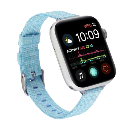 Woven Canvas Nylon Wrist Strap Watch Band, For Series 7 41mm / 6 & SE & 5 & 4 40mm / 3 & 2 & 1 38mm, For Series 7 45mm / 6 & SE & 5 & 4 44mm / 3 & 2 & 1 42mm - DealBuddy