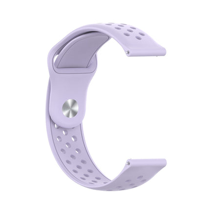 For Samsung Galaxy S3 / Galaxy Watch 46mm Vent Hole Silicone Watch Strap