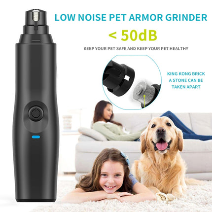 Electric Dog Cat Nail Polisher Portable Nail Clipper File Kit Pet Paw Tools, Nail Clipper - DealBuddy