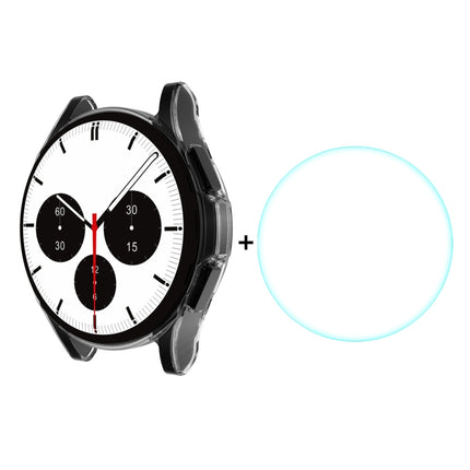 ENKAY Hat-Prince Full Coverage Transparent Soft Case TPU HD Clear Cover + Tempered Glass Protector, For Samsung Galaxy Watch4 Classic 42mm, For Samsung Watch4 Classic 46mm - DealBuddy