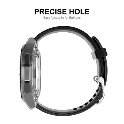 ENKAY Hat-Prince Full Coverage Transparent Soft Case TPU HD Clear Cover + Tempered Glass Protector, For Samsung Galaxy Watch4 Classic 42mm, For Samsung Watch4 Classic 46mm - DealBuddy