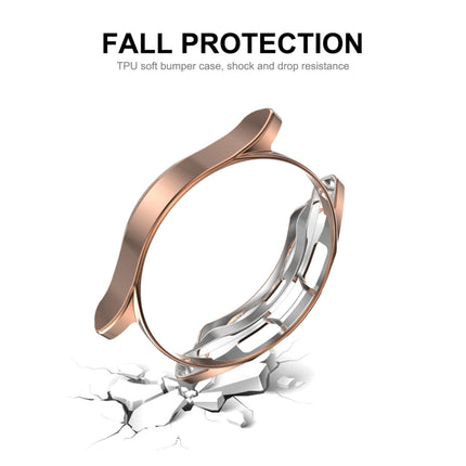 For Samsung Galaxy Watch4 Classic 46mm ENKAY Hat-Prince Full Coverage Electroplate Soft Case TPU HD Clear Cover + Tempered Glass Protector - DealBuddy