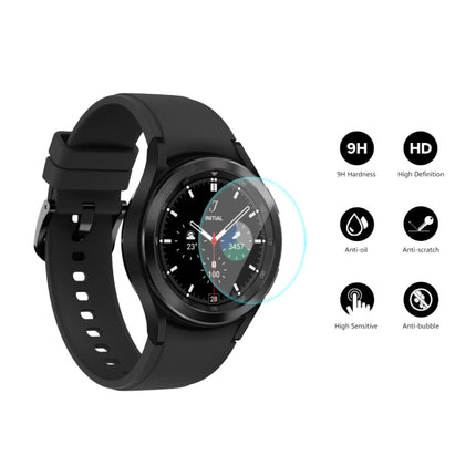 For Samsung Galaxy Watch4 Classic 42mm ENKAY Hat-Prince 0.2mm 9H 2.15D Curved Edge Tempered Glass Screen Protector Watch Film - DealBuddy