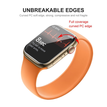 1 PCS ENKAY Hat-Prince 3D Full Coverage Soft PC Edge + PMMA HD Screen Protector Film For Apple Watch Series 9 / 8 / 7 45mm