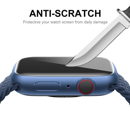 For Apple Watch Series 9 / 8 / 7 41mm ENKAY Hat-Prince 3D Full Coverage Soft PC Edge + PMMA HD Screen Protector Film