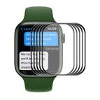 5 PCS For Apple Watch Series 7 41mm / Black