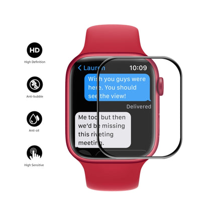ENKAY Hat-Prince Case Friendly 3D Full Screen PET Curved Hot Bending HD Film For Apple Watch Series 9 / 8 / 7 45mm