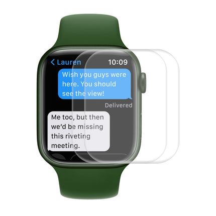 ENKAY Hat-Prince Case Friendly 3D Full Screen PET Curved Hot Bending HD Film For Apple Watch Series 9 / 8 / 7 45mm