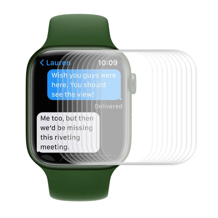 ENKAY Hat-Prince Case Friendly 3D Full Screen PET Curved Hot Bending HD Film For Apple Watch Series 9 / 8 / 7 45mm