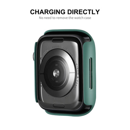 ENKAY Hat-Prince PC Frame + Full Coverage PMMA HD Screen Protector Film for Apple Watch Series 9 / 8 / 7 41mm - DealBuddy