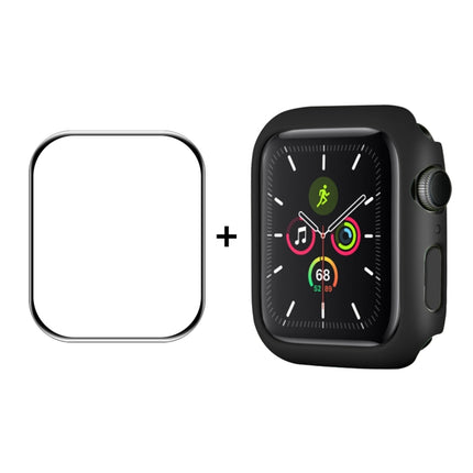 ENKAY Hat-Prince PC Frame + Full Coverage PMMA HD Screen Protector Film for Apple Watch Series 7 45mm