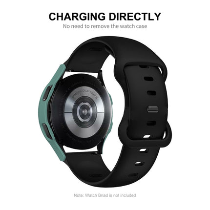 ENKAY Hat-Prince Full Coverage PC Frame + Tempered Glass Protector Composite Case for Samsung Galaxy Watch4 40mm - DealBuddy