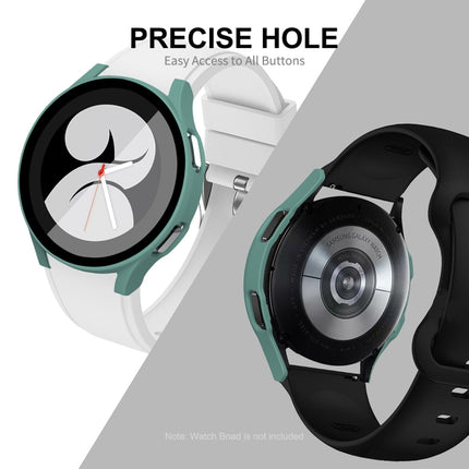 ENKAY Hat-Prince Full Coverage PC Frame + Tempered Glass Protector Composite Case for Samsung Galaxy Watch4 40mm - DealBuddy
