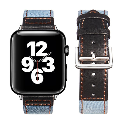 Sliver Buckle Leather Strap For Apple Watch Series, 7 41mm / 6&SE&5&4 40mm / 3&2&1 38mm, 7 45mm / 6&SE&5&4 44mm / 3&2&1 42mm - DealBuddy