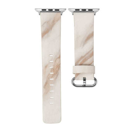 Marbled Leather Strap For Apple Watch Series, 7 41mm / 6&SE&5&4 40mm / 3&2&1 38mm, 7 45mm / 6&SE&5&4 44mm / 3&2&1 42mm - DealBuddy