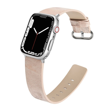 Marbled Leather Strap For Apple Watch Series, 7 41mm / 6&SE&5&4 40mm / 3&2&1 38mm, 7 45mm / 6&SE&5&4 44mm / 3&2&1 42mm - DealBuddy