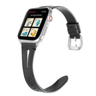 Leather Strap For Apple Watch Series, 7 41mm / 6&SE&5&4 40mm / 3&2&1 38mm, 7 45mm / 6&SE&5&4 44mm / 3&2&1 42mm - DealBuddy