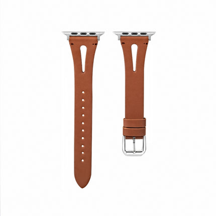 Leather Strap For Apple Watch Series, 7 41mm / 6&SE&5&4 40mm / 3&2&1 38mm, 7 45mm / 6&SE&5&4 44mm / 3&2&1 42mm - DealBuddy