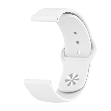 Monochrome Silicone Strap for Apply Samsung Galaxy Watch Active 20mm - DealBuddy