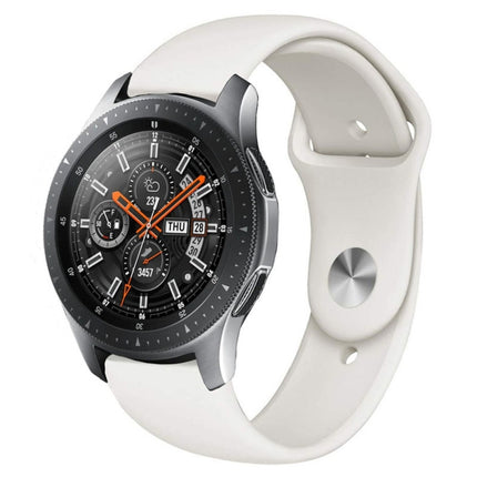 Monochrome Silicone Strap for Apply Samsung Galaxy Watch Active 20mm - DealBuddy