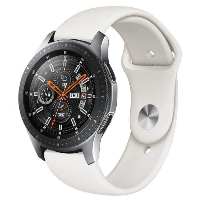 Monochrome Silicone Strap for Apply Samsung Galaxy Watch Active 20mm - DealBuddy