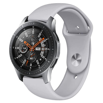 Monochrome Silicone Strap for Apply Samsung Galaxy Watch Active 20mm - DealBuddy