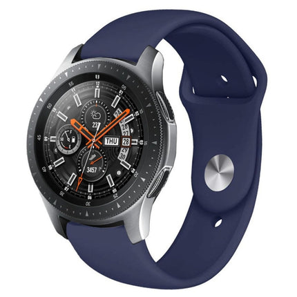 Monochrome Silicone Strap for Apply Samsung Galaxy Watch Active 20mm - DealBuddy
