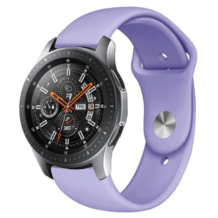 Monochrome Silicone Strap for Apply Samsung Galaxy Watch Active 20mm